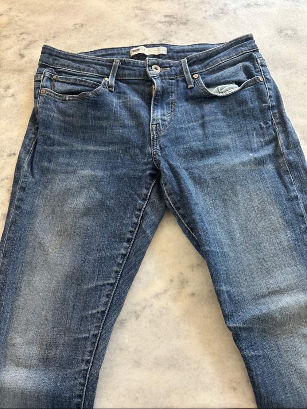 Classic Women’s Dark Wash Blue Jeans